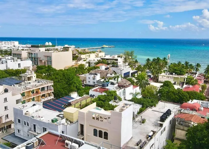 Breathtaking Ph 5thav Ocean View Private Pool Roof * Playa del Carmen