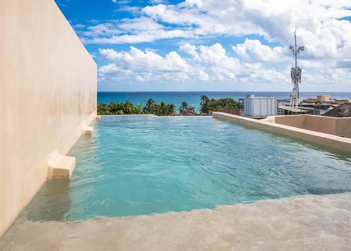 Breathtaking Ph 5thav Ocean View Private Pool Roof Apartamento Playa del Carmen