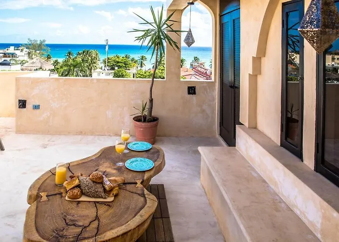 Breathtaking Ph 5thav Ocean View Private Pool Roof * Playa del Carmen