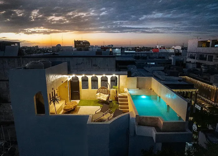 Breathtaking Ph 5thav Ocean View Private Pool Roof * Playa del Carmen